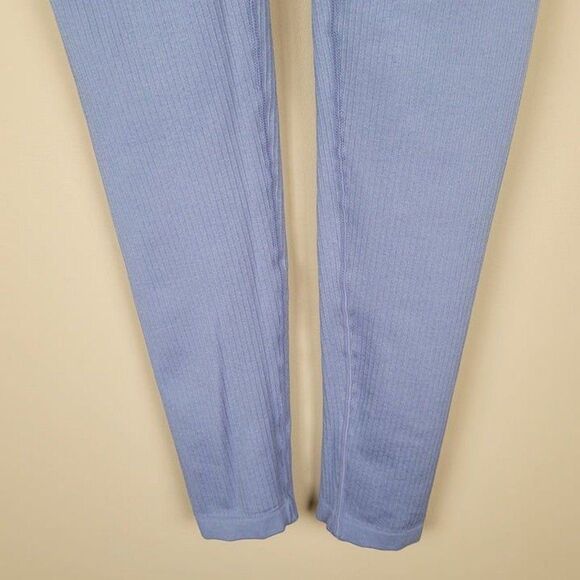 Balance Athletica Size L Vitality Linear Ribbed Leggings Peace Blue - Picture 7 of 9